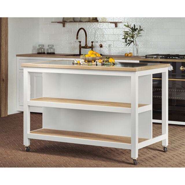 Mounia Granite Top Kitchen Island