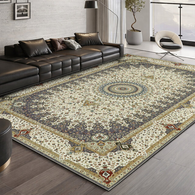 Vintage Oriental Area Rug – Living Room Large Rug for Cozy and Stylish Space