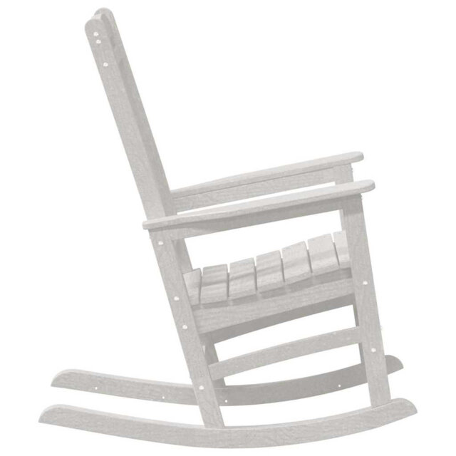 Garden Rocking Chair 2 Pcs Black 70 X 92 X 108Cm Plastic
