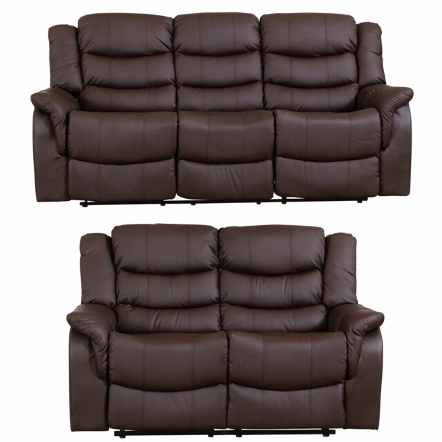 Sartor 2 Piece Reclining Sofa Set