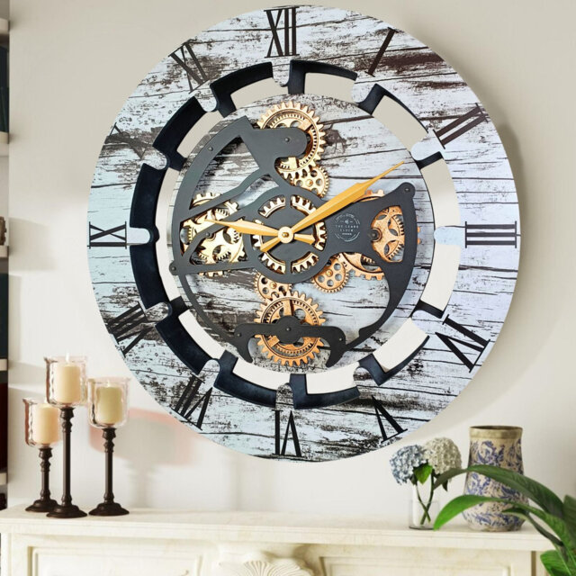 Solid Wood Wall Clock