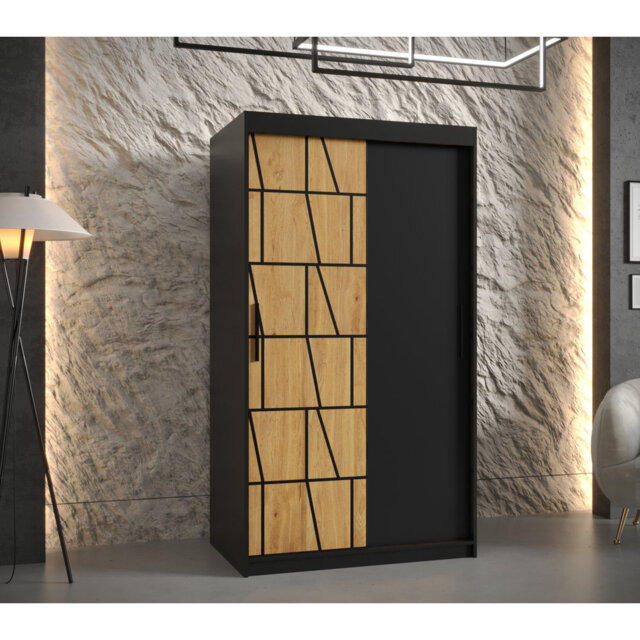 Aros 1 Door Manufactured Wood Wardrobe