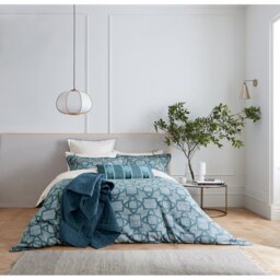 Emaya 200TC Cotton Sateen Duvet Cover Teal