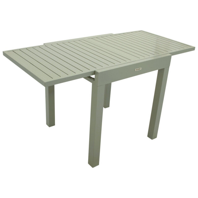 Rectangular Extendable Outdoor Dining Table and Bistro Table - 140 cm W 70 cm D