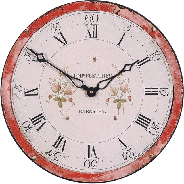 Antique Grandfather Clock Dial Design - 36cm