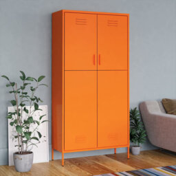 Branwell 2 Door Steel Wardrobe