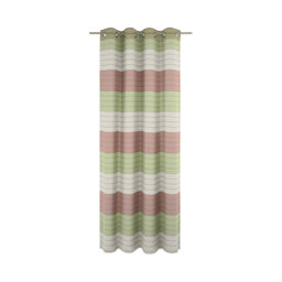 Striped Eyelet Curtain