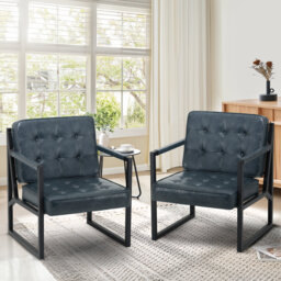 Geraldina Faux Leather Armchair