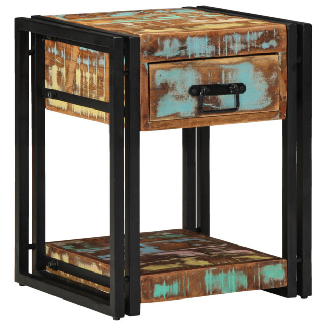 40cm W Solid Wood Bedside Table