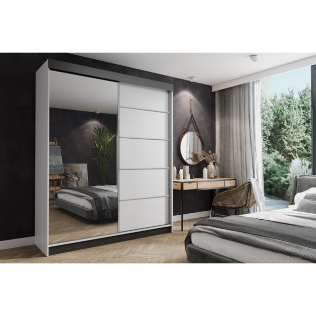 Bahija Manufactured Wood Wardrobe
