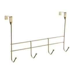 Iron Over-the-Door 4 - Hook Wall Mounted Coat Rack