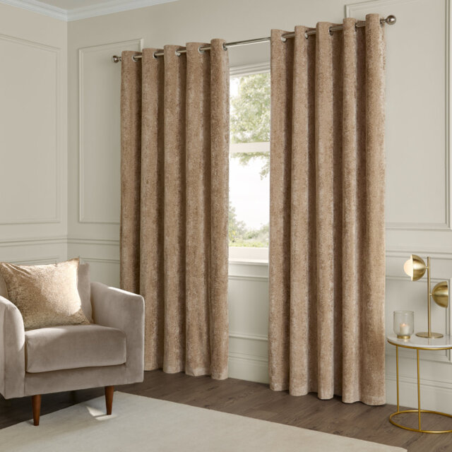 Lustre Velvet Room Darkening Curtain Panel Pair