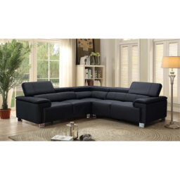 Camuto 5 Seater Genuine Leather Corner Sofa