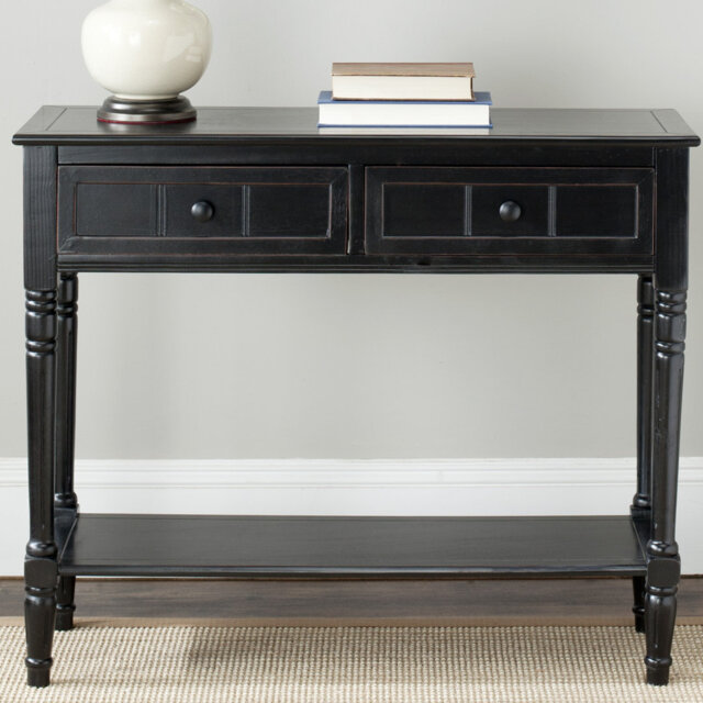 Brookshire 30.48 cm Solid Wood Top Console Table