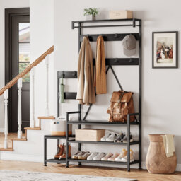 Metal Freestanding 8 - Hook Coat Rack