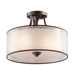 Baytown Glass Semi Flush Mount