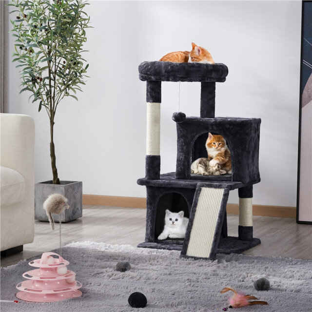 91cm H Multilevel Cat Tower