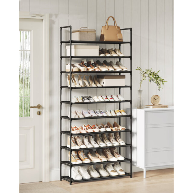 Wayfair 40 Pair Shoe Cabinet With Doors 40 Pair Shoe Storage
