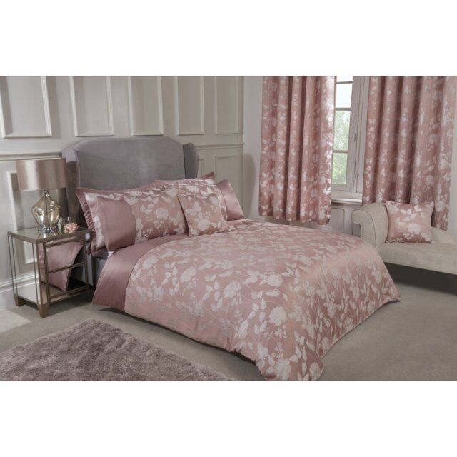 Leah Polyester Floral Bedspread with Pillow Shams Included