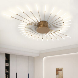 Hanranhan Modern 42-Light 128cm LED Integrated Sputnik Semi Flush Mount