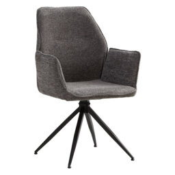 Carmelita 48cm H Upholstered Dining Chair in Gray