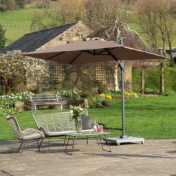 Aarne 3m x 2m Rectangular Parasol