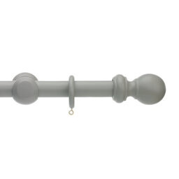 Keswick Wooden Complete Curtain Pole and Hardware Set