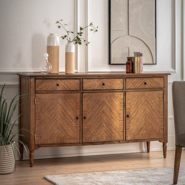Cleston 170cm Solid Wood Sideboard