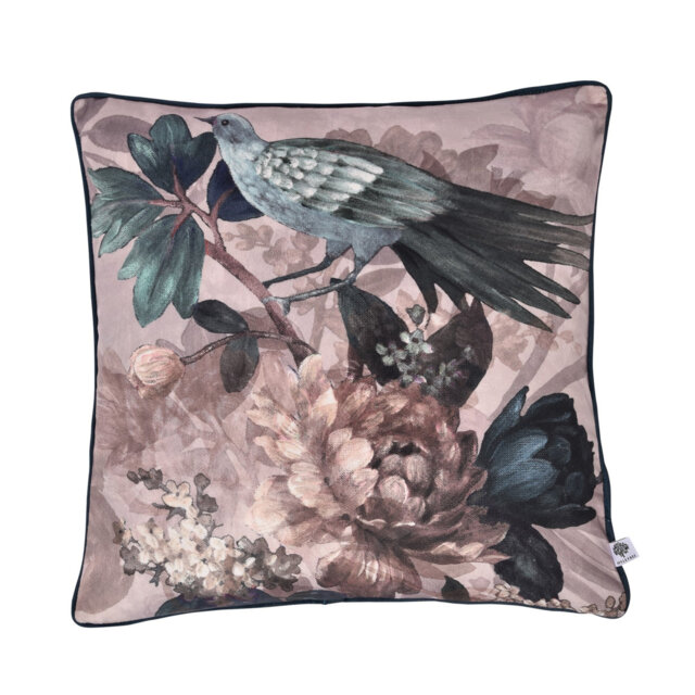 Windsford Floral Pink Square Cushion