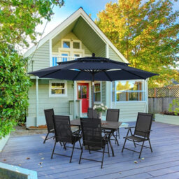 Rectangular 7 - Piece 6 - Person 152Cm L Outdoor Dining Set
