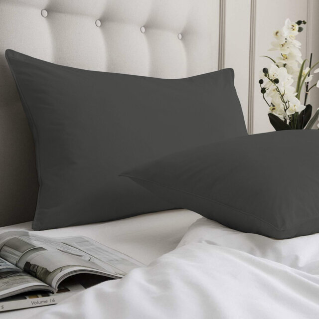 Super Soft Microfiber Housewife Pillowcase Set Of 2, Easy-Care Bedding