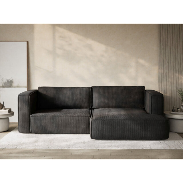 Four-Seater Corner Sofa With Bed Function