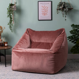 Natalia Velvet Armchair Bean Bag