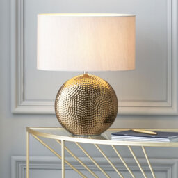 Cadnite 41 Cm Oval Ceramic Table Lamp Complete With Shade