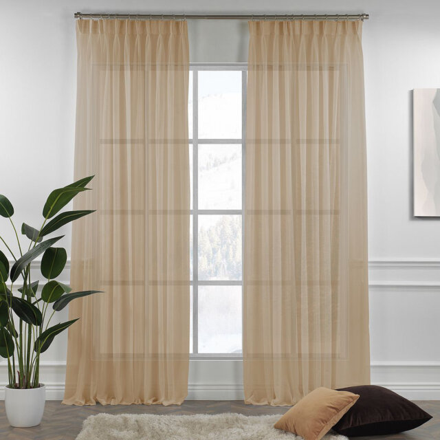 Sheer Single Curtain Panel