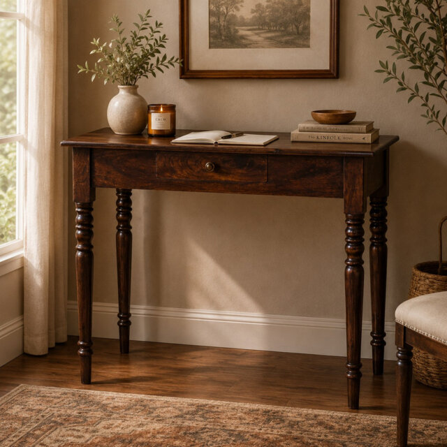 Solid Wood Writing Desk