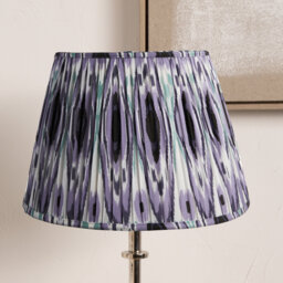 Pleated Cotton Cylinder Shade