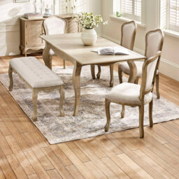 Aniso Extendable Oak Solid Wood Base Dining Table