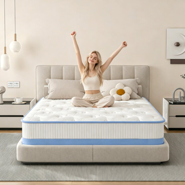 Pocket Spring Mattress with 7 Zone Orthopaedic & Pressure Relief - Double-sided Medium Firm and Firm - Breathable Soft Fabric & Hypoallergenic