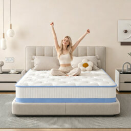 Pocket Spring Mattress with 7 Zone Orthopaedic & Pressure Relief - Double-sided Medium Firm and Firm - Breathable Soft Fabric & Hypoallergenic