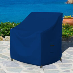 Latitude Run® Outdoor Chair Cover 18 OZ Pack Of 2 Waterproof - 100% Weather Resistant Customize Cover Stackable /Patio Chair Covers With Air Pocket &