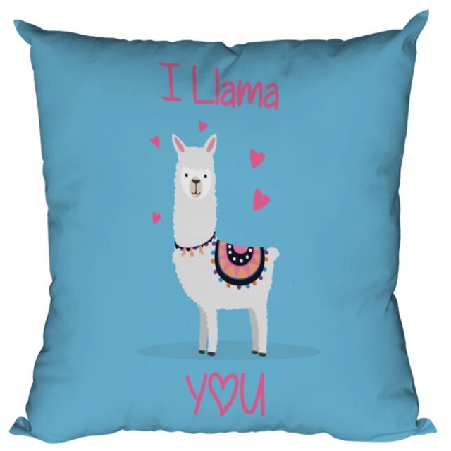 Danielsville I Llama You Luxury Valentines Cushion