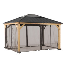 Net for cedar wood gazebo 336cm x 394cm, Kalossi