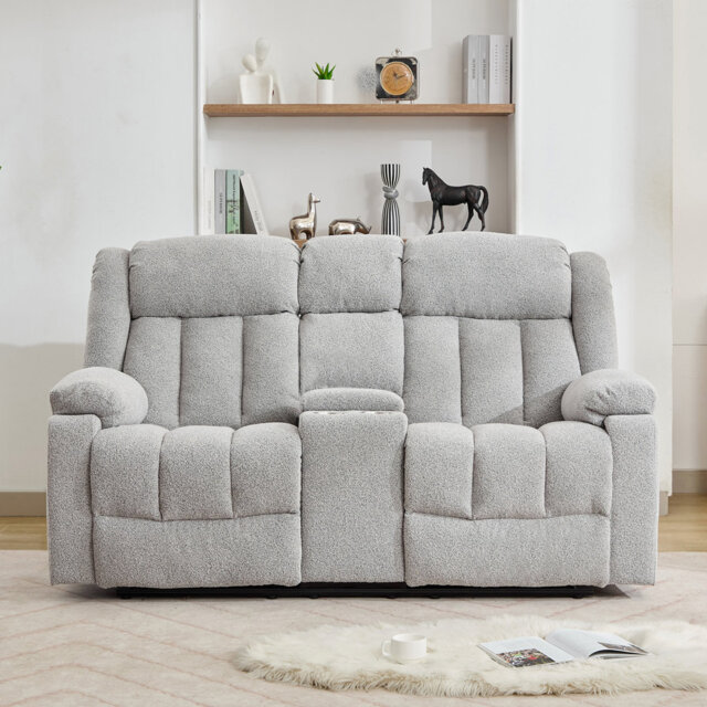 Berroa 2 Seat Recliner Sofa with Centre Console