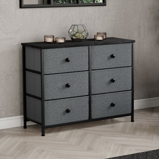 Chorley 6 Drawer Fabric Drawer Chest UKFR Certified
