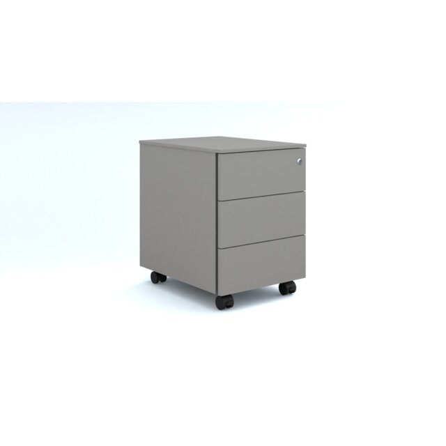 Norfork 42cm Wide 3 -Drawer Mobile File Cabinet