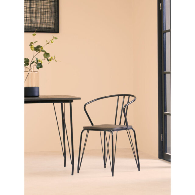 Wolfsberg 46cm H Metal Windsor Back Side Chair