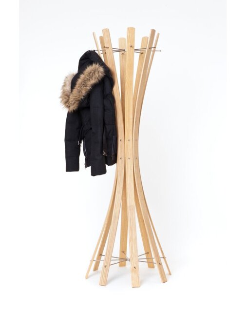 Solid Wood Freestanding Coat Rack