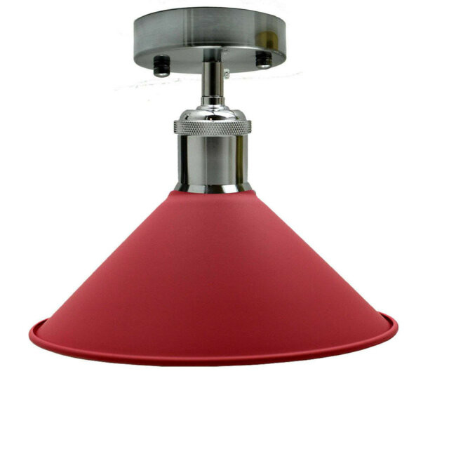 Metal Ceiling Light Shade Retro Style Flush Mount Lighting Lampshade