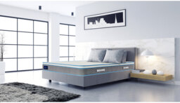 Winksleep Light Blue Euro Top Mattress, Medium-Firm with Pocket Springs